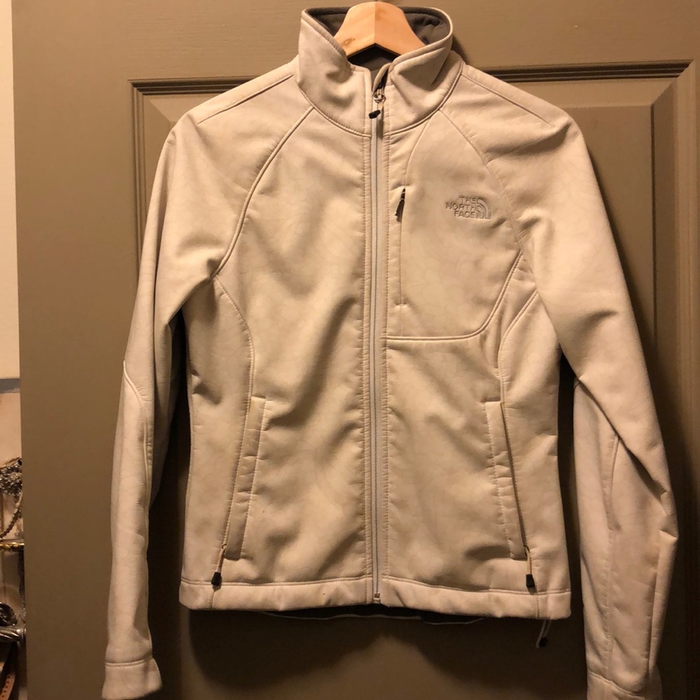 Cream Northface Jacket